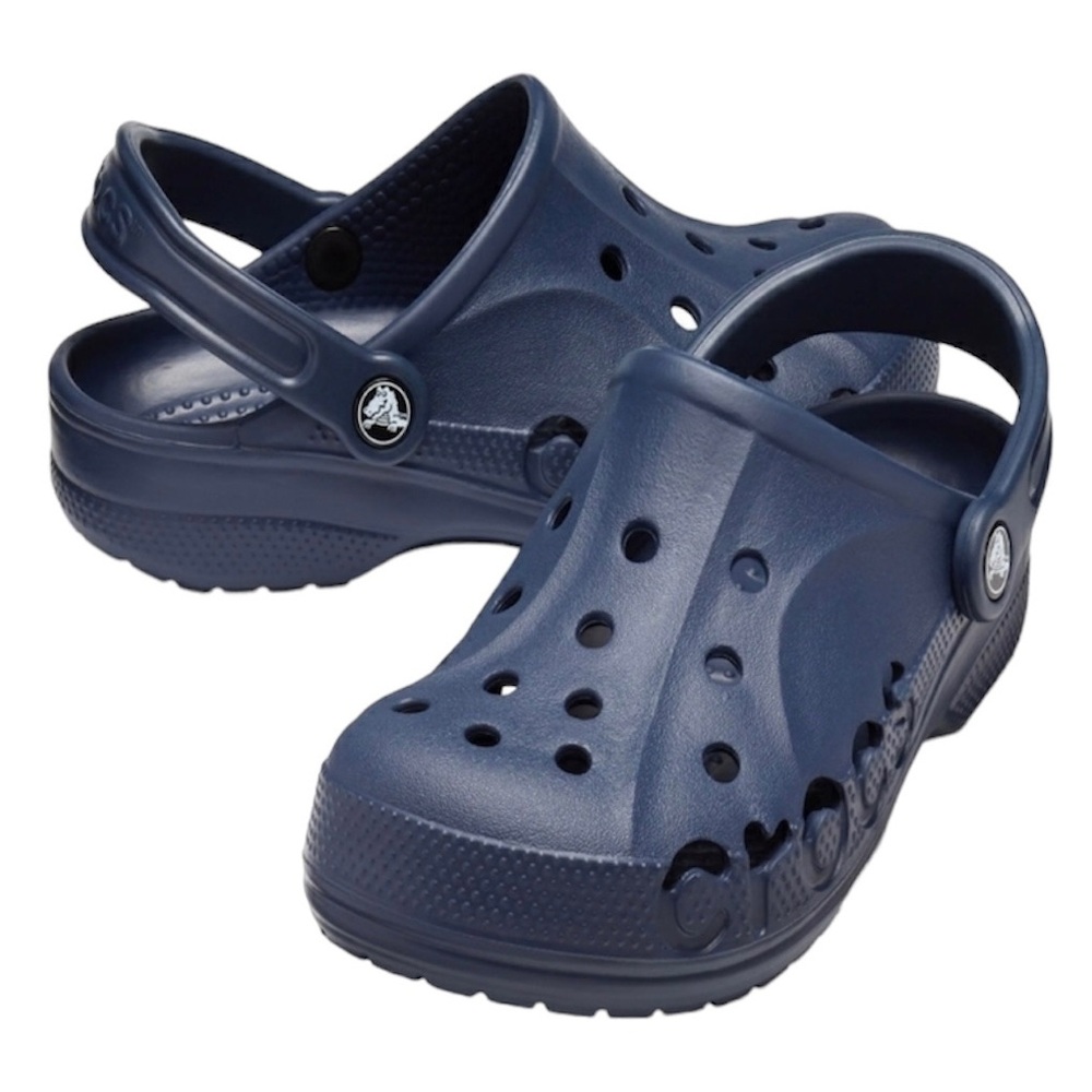 CROCS Baya kids unisex blue clogs Size 3